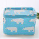 Fresh rural fabric storage basket Nordic style storage box