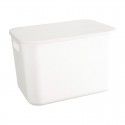 Simple household storage box desktop storage basket wardrobe clothes drawer sorting box cosmetics cabinet storage box 