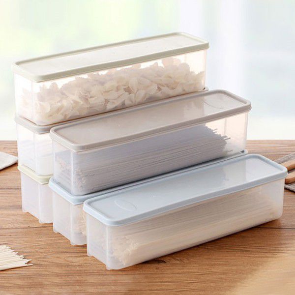 Kitchen Japanese noodle fresh-keeping box, plastic noodle storage box, storage box, kitchen sorting box, wholesale 