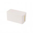 Wholesale wire storage box socket charger wooden cover storage box desktop power cable data cable sorting