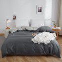 Nordic simple plain cotton quilt cover 150x200x230 pure cotton quilt cover single and double bedding 