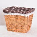 Willow woven large dirty clothes storage basket Home toys sundries storage basket Square rattan woven storage basket Straw woven storage basket