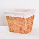 Willow woven large dirty clothes storage basket Home toys sundries storage basket Square rattan woven storage basket Straw woven storage basket