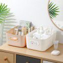 Japanese plastic sundries storage box Snack toys storage basket Cosmetics desktop storage box Kitchen finishing box 