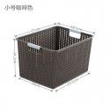 Meianju rattan storage basket plastic large storage basket hollowed-out bedroom sorting basket children's toy storage supplies