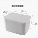 Simple household storage box desktop storage basket wardrobe clothes drawer sorting box cosmetics cabinet storage box 