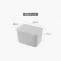 Simple household storage box desktop storage basket wardrobe clothes drawer sorting box cosmetics cabinet storage box 