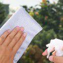 Fish scale rag to wipe glass without water mark cloth thickened to absorb water and don't lose hair Baijie cloth kitchen table cleaning lazy dishwashing cloth 