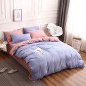 Manufacturer Nordic network red super soft four piece dormitory bedding single quilt cover student home textile three piece set 4 