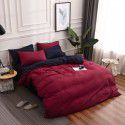 Manufacturer Nordic network red super soft four piece dormitory bedding single quilt cover student home textile three piece set 4 