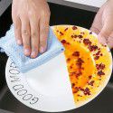 Fish scale rag to wipe glass without water mark cloth thickened to absorb water and don't lose hair Baijie cloth kitchen table cleaning lazy dishwashing cloth 