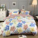 All season cotton fitted sheet Multi specification 4-piece set Reactive printing pastoral set 3-piece bedding 