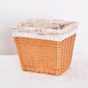 Willow woven large dirty clothes storage basket Home toys sundries storage basket Square rattan woven storage basket Straw woven storage basket