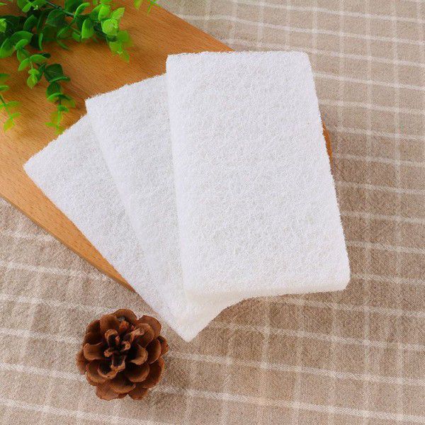 Kitchen cleaning cloth dishwashing sponge brush pot bottom artifact cleaning decontamination emery magic wipe rust and black scale 