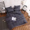 Manufacturer Nordic network red super soft four piece dormitory bedding single quilt cover student home textile three piece set 4 