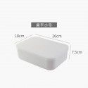 Simple household storage box desktop storage basket wardrobe clothes drawer sorting box cosmetics cabinet storage box 