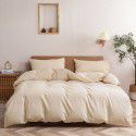 Ins Nordic style four piece set of cotton 100 washed cotton bedding three piece set of quilt cover sheet 