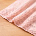 Coral velvet dishcloth double-sided absorbent dishwashing towel household cleaning cloth thickened dishwashing cloth 