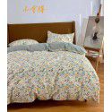 All season cotton fitted sheet Multi specification 4-piece set Reactive printing pastoral set 3-piece bedding 