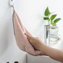 T hanging coral velvet rag wrapped with cleaning cloth kitchen lazy rag pineapple absorbent dishwashing cloth 