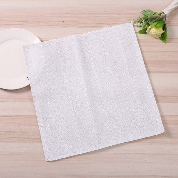 Encrypted dishwashing towel 8 layers 38 * 38 oil-free dishwashing cloth water absorbent cleaning cloth household kitchen lint free dishwashing cloth 