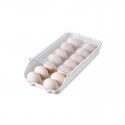 Factory batch household fresh-keeping tape cover kitchen storage box sorting tray drawer type stackable refrigerator egg box 