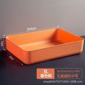 Macaron color sundries storage box, snack storage basket, plastic household cleaning, kitchen storage basket, classroom bookcase