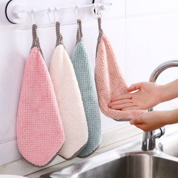 Dishwashing cloth dishwashing cloth household kitchen cleaning, water absorption, no hair loss, thickened lazy dishwashing cloth, no oil, dishwashing and towel 