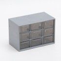 Ins Dustproof nine palace grid small drawer jewelry storage box dormitory desktop stationery jewelry hand account 