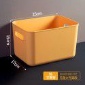 Macaron color sundries storage box, snack storage basket, plastic household cleaning, kitchen storage basket, classroom bookcase