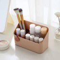 Mirror cabinet storage box cosmetics jewelry lipstick skin care products sorting box desktop narrow plastic storage box