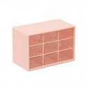 Ins Dustproof nine palace grid small drawer jewelry storage box dormitory desktop stationery jewelry hand account 