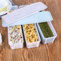 Kitchen Japanese noodle fresh-keeping box, plastic noodle storage box, storage box, kitchen sorting box, wholesale 