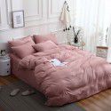 Manufacturer Nordic network red super soft four piece dormitory bedding single quilt cover student home textile three piece set 4 