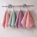 Coral velvet double-sided dishwashing cloth kitchen absorbent cleaning cloth kitchen utensils cleaning cloth thickened dishwashing towel 