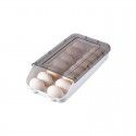 Factory batch household fresh-keeping tape cover kitchen storage box sorting tray drawer type stackable refrigerator egg box 