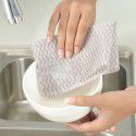 T non woven lazy dishcloth kitchen supplies dry and wet cleaning cloth wood pulp cotton cleaning disposable dishwashing cloth 