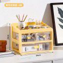 Desktop storage box, transparent stationery drawer, student desk, office stationery, sundries sorting storage box