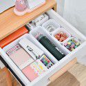 Plastic sundries drawer storage box can be separated to freely combine small item desktop small storage box 