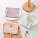 Manufacturer wholesale dishwashing cloth, absorbent rag, cleaning cloth, kitchen dishwashing towel, cleaning cloth, table towel 