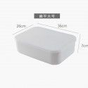 Simple household storage box desktop storage basket wardrobe clothes drawer sorting box cosmetics cabinet storage box 