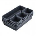 Plastic sundries drawer storage box can be separated to freely combine small item desktop small storage box 