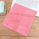 The manufacturer directly provides 30 * 30 plain color super soft coral velvet wiping towel, kitchen hanging water absorbing dishwashing cloth and wholesale 