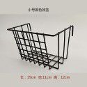 Ins hanging basket mesh black and white iron wire mesh plastic coated basket grid plastic dipping storage basket home 