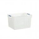 Storage basket toys desktop cosmetics bath plastic rectangular kitchen sundries storage box fruit basket wholesale 