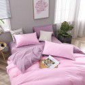 South Asia Singapore fitted sheet three piece set cross-border self-designed solid color bedding candy long pillow case 