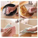 Cleaning cloth household cationic water absorption, no hair loss, no oil sticking, lazy rag, dishwashing cloth, cleaning kitchen supplies 