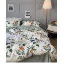 All season cotton fitted sheet Multi specification 4-piece set Reactive printing pastoral set 3-piece bedding 