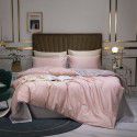 Wanghong home stay 60 thread count Satin cotton bedding hotel European style nude sleeping solid color long staple cotton four piece set 