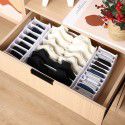 Foldable underwear storage box sock T-shirt pants grid transparent grid household bra underwear finishing box 